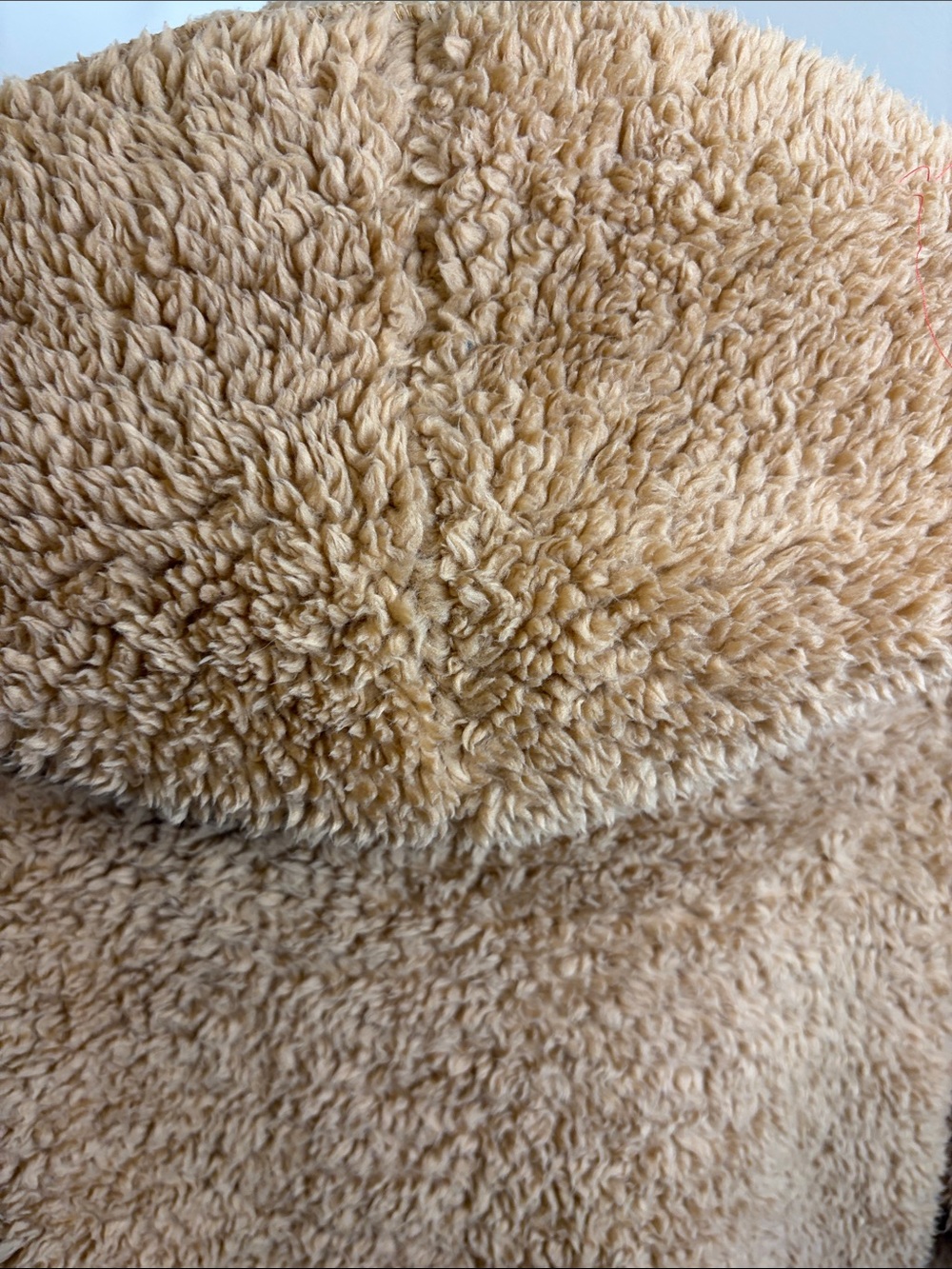 NORDIC BEACH Original Sherpa Wrap Jacket Camel ONE SIZE - Picture 11 of 15